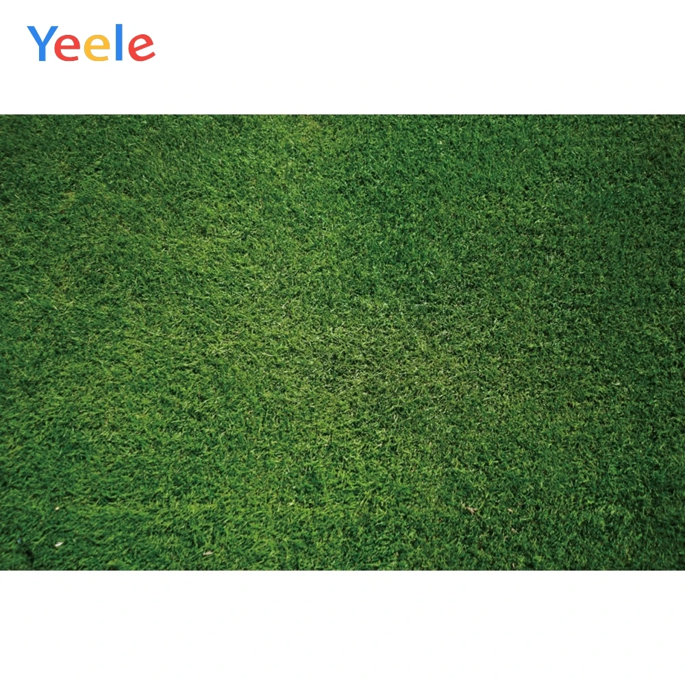 Yeele Green Grassland Soccer field Backgrounds Celebration Reborn Baby Photography Customized Backdrops Props For Photo Studio |
