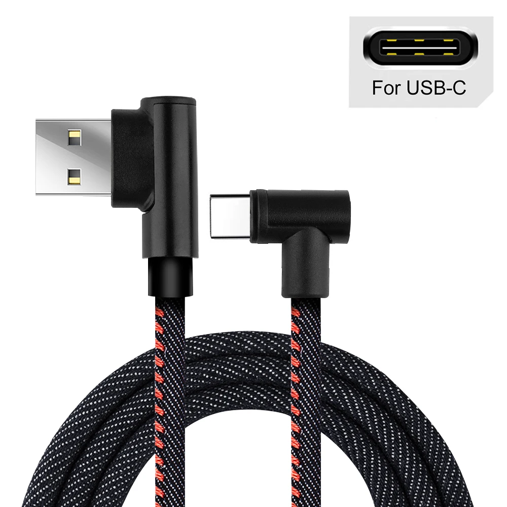 Black For Type C 2 м кабель для быстрой зарядки huawei type-C кабель для iPhone Micro USB кабель для Xiaomi Redmi Быстрая зарядка провод передачи данных - Цвет: Black For Type C