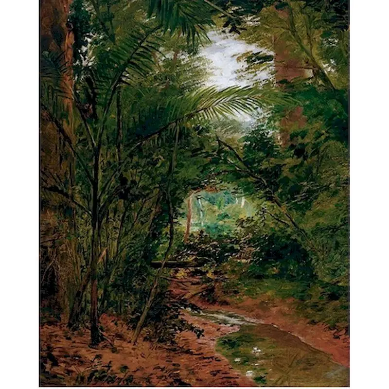 

GATYZTORY Frame Diy Painting By Numbers Jungle Paint By Number Landscape Handpainted Gift Wall Decor Frame Artwork