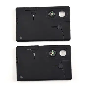 10 in 1 Outdoor Camping Survival Pocket Multi Tool Card Emergency EDC Knife Hiking Cycling Fishing Mountaineering Accessories 4