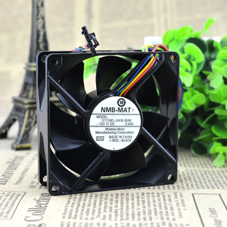 Новый оригинальный для NMB 3110KL 04W B86 8025 12V 0.46A поддерживает PWM регулятор скорости