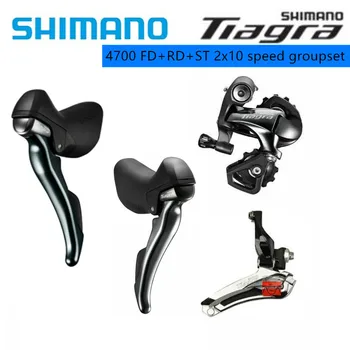 

Shimano Tiagra 4700 2x10 Speed Road Bike Bicycle Mini Groupset 4700 Front Derailleur Rear Derailleur GS/SS Shifter