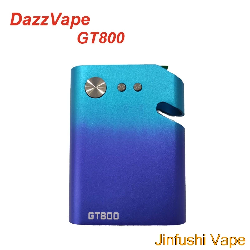

Newest DazzVape GT800 Vaporizer Mod 800mAh VW TC Battery with 0.69inch OLED Display for Thick Oil Cartridges Kingpen Smart Carts