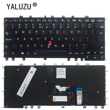 

YALUZU laptop keyboard FOR LENOVO ThinkPad Yoga S1 Yoga 12 S240 Keyboard Backlit Backlight 04Y2620