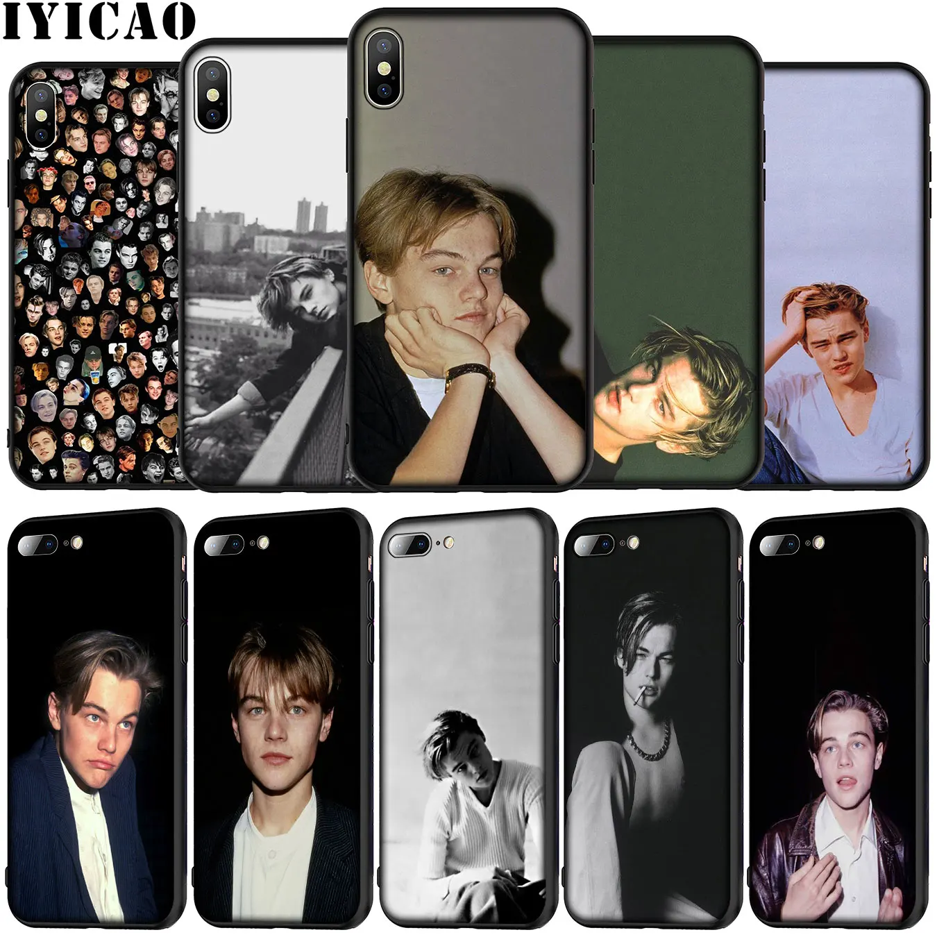 Leonardo DiCaprio Young Super Star Soft Silicone Phone Case for iPhone 12 Mini XR X XS 11 Pro Max 5 5S SE 6 6S 7 8 Plus Cover | Мобильные