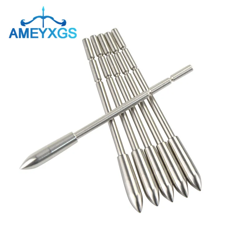 

12/24/50Pcs Archery Arrowheads Tips 120gr ID3.2mm Target Points Arrow Head For Target Practice Shooting Hunting Accessories