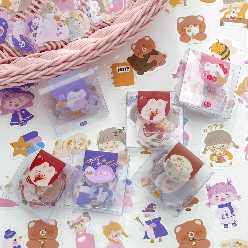 30pcs/lot Kawaii Stationery Stickers All things cute series DIY Craft Scrapbooking Album Junk Journal Happy Planner Diary | Канцтовары
