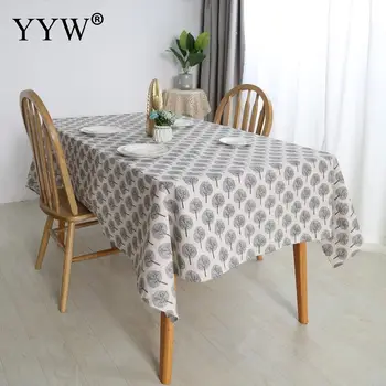 

Tree Printed Tablecloth Table Cloth Cotton Tablocks For Tabla Tapete Mantel Mesa Table Cover Rectangular Tablecloths In Fabric