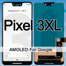 Original Amoled Screen For Google Pixel 3XL LCD Display Touch Digitizer Screen For Google Pixel 3 XL LCD Screen Replacement