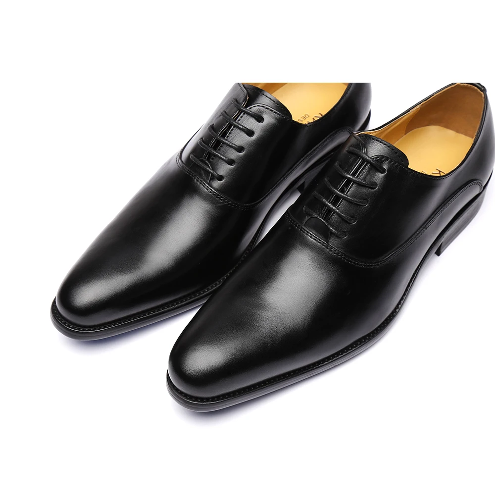 KARRUCCI с круглыми эксклюзивная ручной работы bespoke из натуральной телячьей кожи; Для мужчин туфли-оксфорды обувь на свадебное торжество деловая встреча цвет: черный, синий