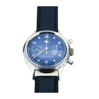 

Red Star Mechanical Chronograph For Seagull 1963 ST1901 Movement Mens Pilot Watch Flieger B-UHR Handwinding Military Panda Blue