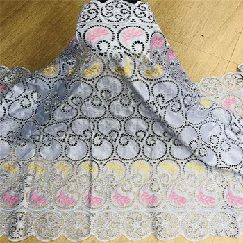 

2020 New arrival african Bazin riche fabric with beads embroidery lace / bazin riche dress material Nigerian HL081402