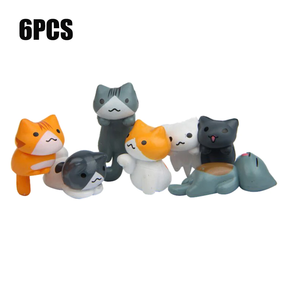 Creative Flower Pot Micro Landscape Mini Doll Cat Duck Frog Flower Pots Balcony Decoration Cats For Garden Patio Plant Pot Decor
