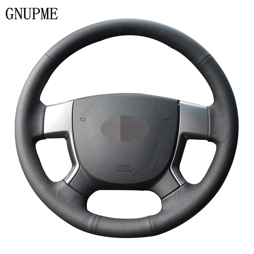 Искусственная кожа для рукоделия черный цвет Geely EMGRAND EC715 EC718 EC7|Чехлы на руль| |