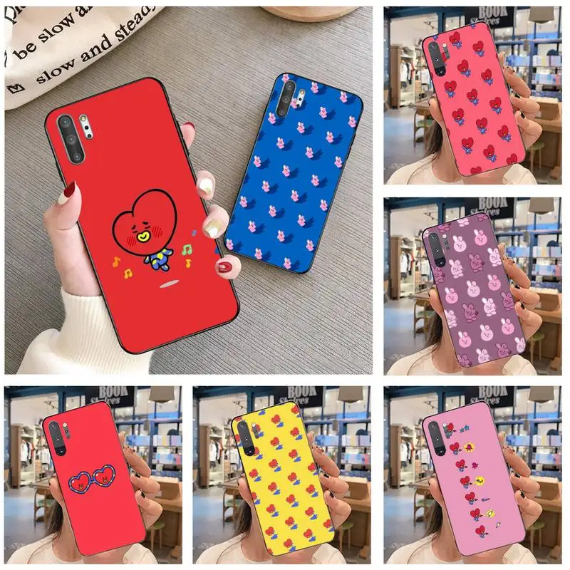 

Cute cartoon BT21 Phone Case For Samsung Galaxy Note20 ultra 7 8 9 10 Plus lite J7 J8 Plus 2018 Prime