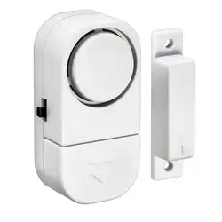 Беспроводная домашняя безопасность 90 дБ Беспроводная для дома для окна двери Охранная сигнализация магнитный датчик для домашней системы