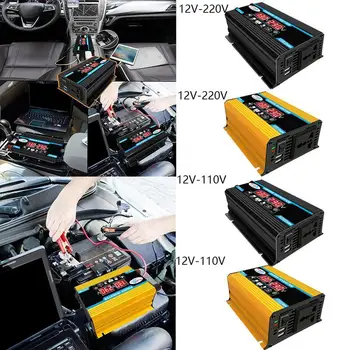 

Universal Inverter 12V/24V 220V 4000W Peak Power Inverter Transformer 48V/60V Automatic Voltage Convertor Adaptable I9T0