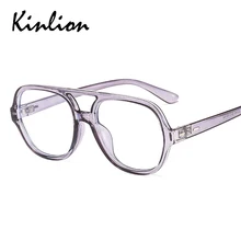 Kinlion Винтаж негабаритных женщин Классическая оправа для очков двойной Бридж квадратный анти голубой свет очки рамки мода дизайнер
