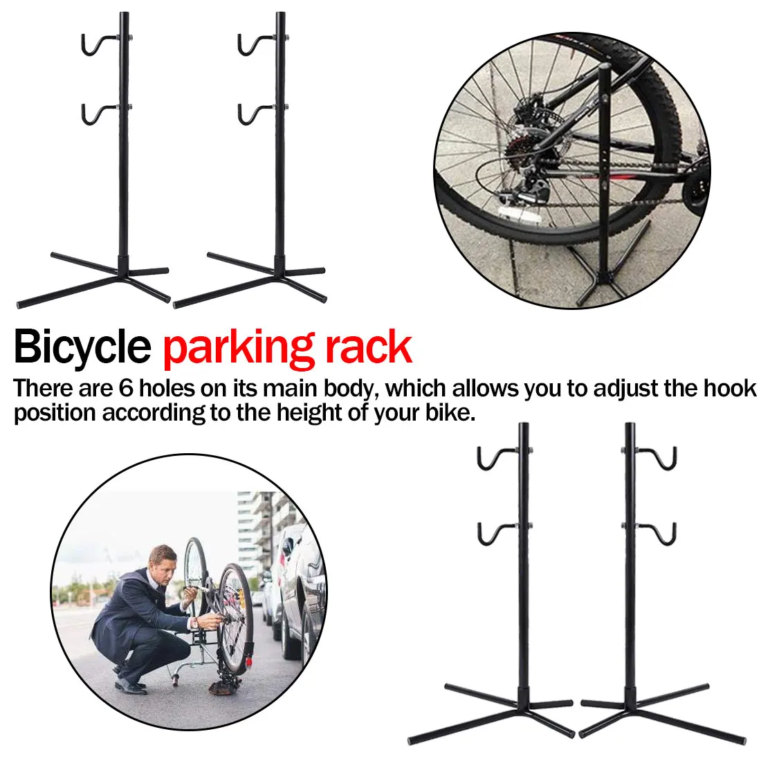 Perfect Parking rack Metal Bike Repair Stand Height Adjustable Bike Rear Stay Bracket Stand Hold Portable Repair Maintenance Holder 0 Perfect Parking rack Metal Bike Repair Stand Height Adjustable Bike Rear Stay Bracket Stand Hold Portable Repair Maintenance Holder 0