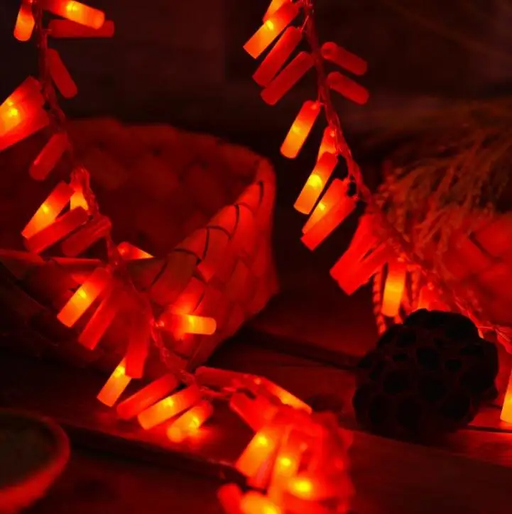 

Festival light 2m 10Led Led lights string battery box string lights decoration lights