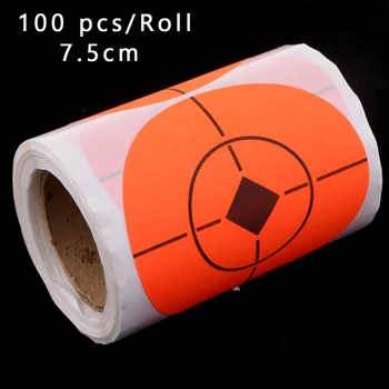 

Accessories Splash Target Stickers Training Outdoor Indoor Orange 100pcs