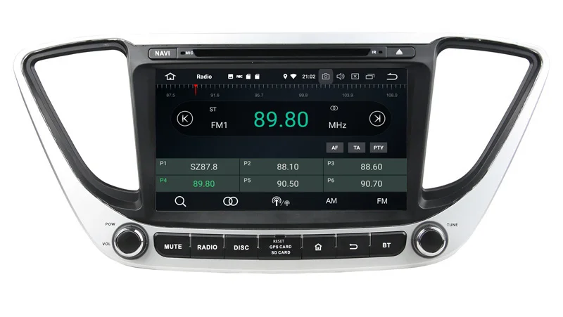 Flash Deal 9" Octa Core  Android 9.0 Car GPS radio Navigation for Hyundai Verna Accent Solaris 2018-2019 with 4G/Wifi DVR OBD mirror link 2