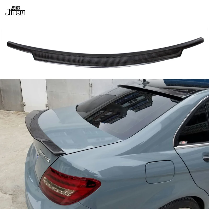 C74 Стиль углеродного волокна задний спойлер багажника для Benz C class c180k c200 c250 c350 Седан 4 двери 2007-2013 W204 CF спойлер крыло