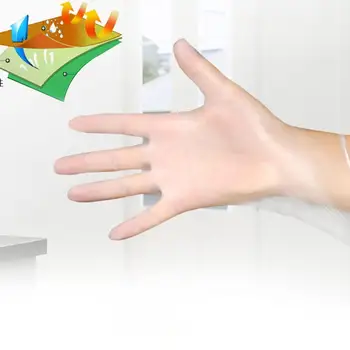 

New 100Pcs Disposable Transparent Pvc Gloves Beauty Tattoo Protective Gloves Labor Insurance Industrial Gloves Pvc Gloves