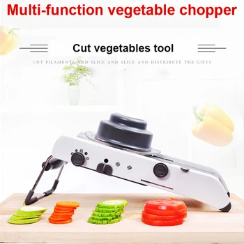 

Fruit Slicer Manual Vegetable Cutter Professional Grater With Adjustable 304 Stainless Steel Blades Vegetable Kitchen Tool