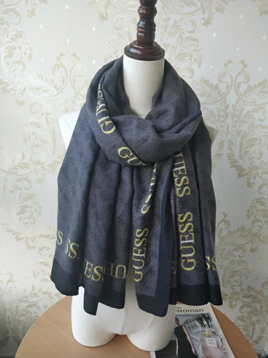 new German Brand Womens High Quality Scarf womens scarves, Autumn fashion scarves Shawl - Цвет: Синий