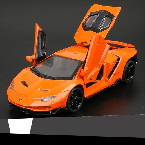 Lamborghini lp770 lp750 спортивный автомобиль сплав модель открывания двери сила детская игрушка автомобиль мальчик моделирование модель автомобиля - Цвет: 770 orange