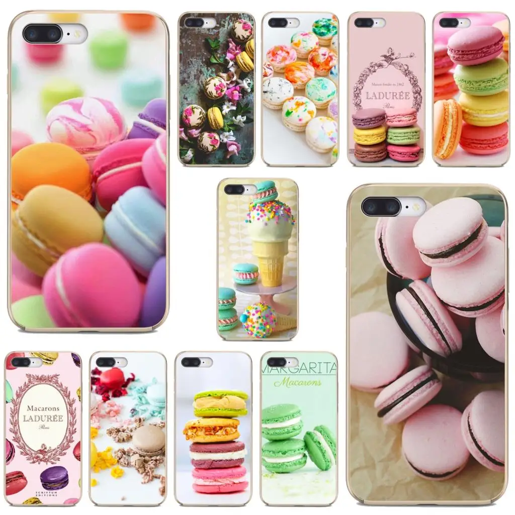For Xiaomi Redmi 2 S2 3 3S 4 4A 5 5A 6 6A 7A 9 9T 9C 9A Pro Pocophone F1 dessert-ice-cream-laduree-Macarons Cell Phone Cover | Мобильные
