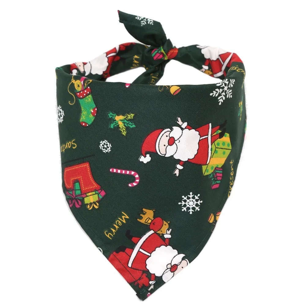 Dog Bandanas Large Pet Scarf Pet Bandana for Dog Cotton Plaid WashableBow Ties Collar Cat Dog Scarf Large Dog Accessories Scarf (6)