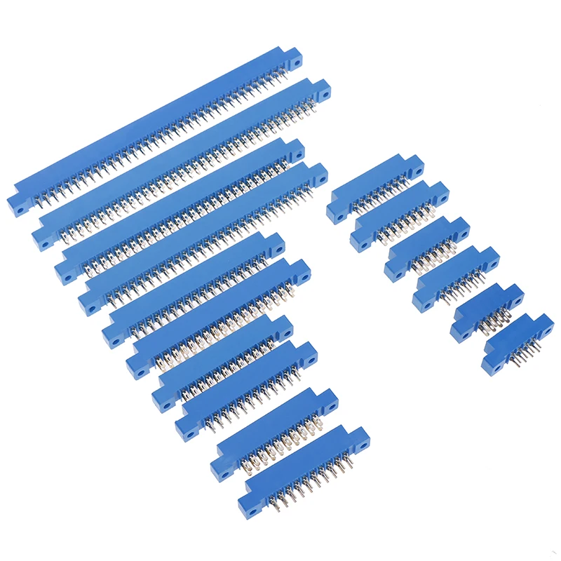 

HOT Sale 1PC 805 Series 3.96mm Pitch PCB Slot Solder Card Edge Connectors 8-72 Pin 16 Styles