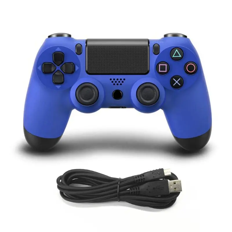 Синий USB проводной контроллер для PS4 Геймпад Play Station 4 Игровые колодки консоль джойстик - Цвет: Синий