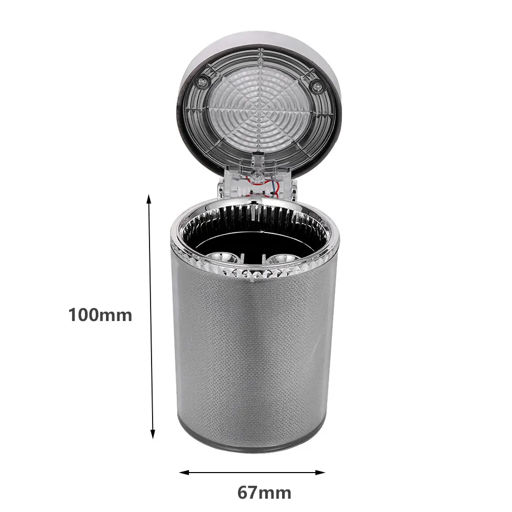 Пепельница для автомобиля светодиодный светильник RGB сигарет пепельница