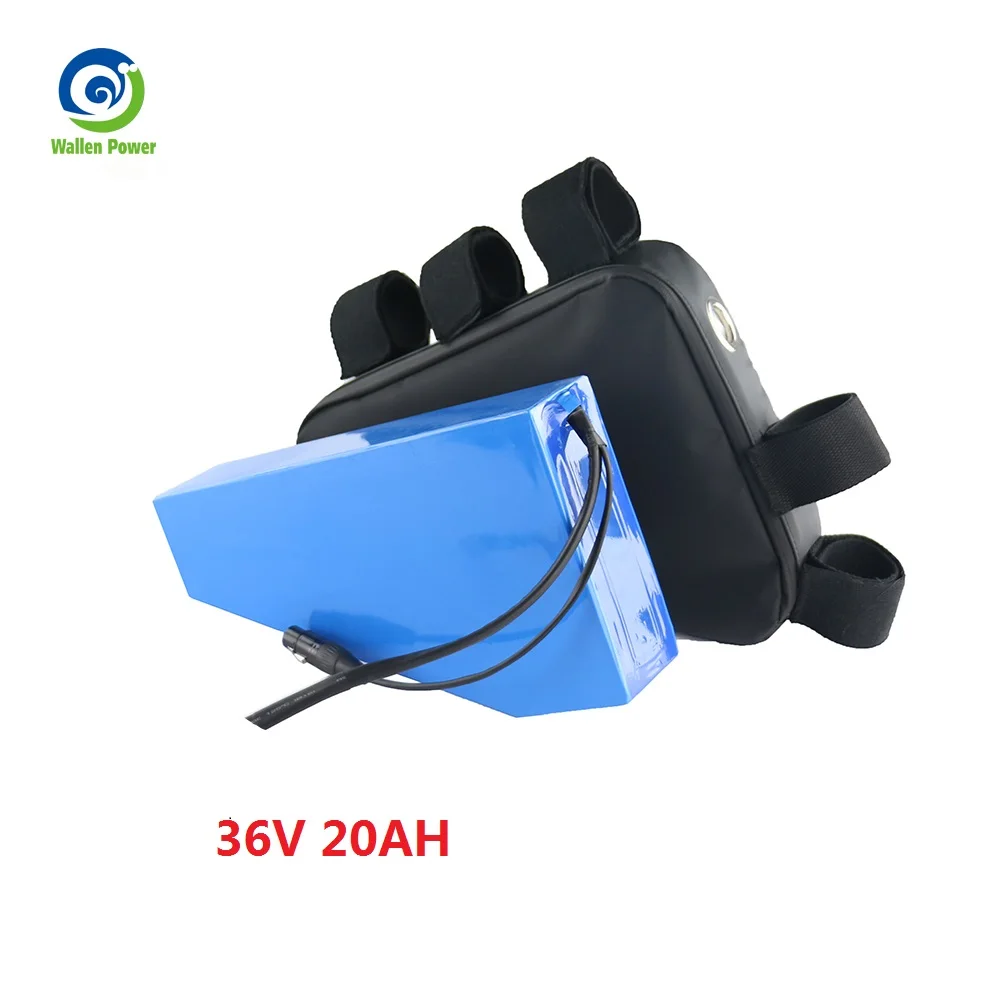 Excellent Triangle Battery 36V lithium ion 18650 Battery 36v 20ah Electric Bike Bicycle Batteries pack for bafang battery 350w 500w motor 2