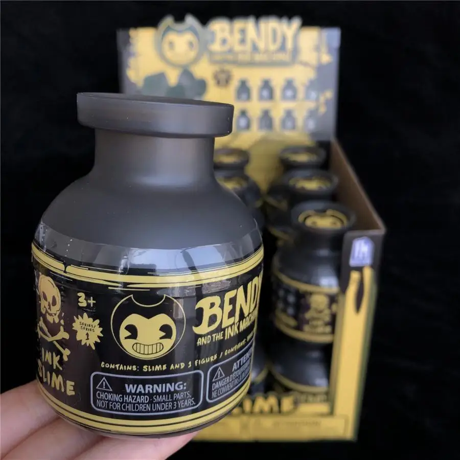 Bendy and the Ink Machine - Slime with Mystery Figure Head assorted Blind Jar | Игрушки и хобби
