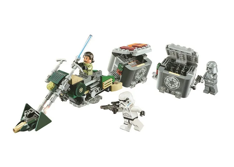 10574 серия Bela, модель велосипеда Kanan's Speeder, строительный блок, кирпичи, совместимые 75141, Звездные войны