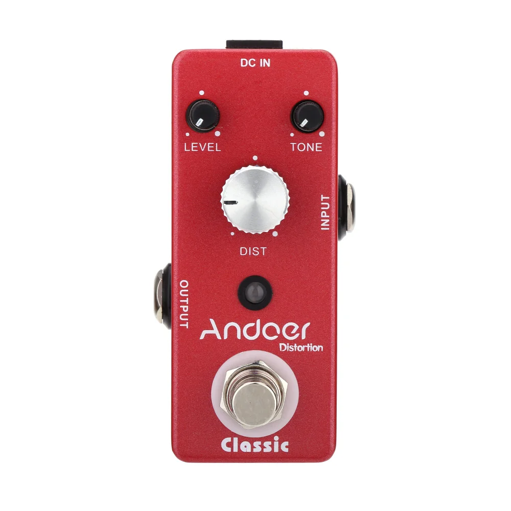 Andoer TC-15 искажения гитары педаль эффектов True Bypass Classic