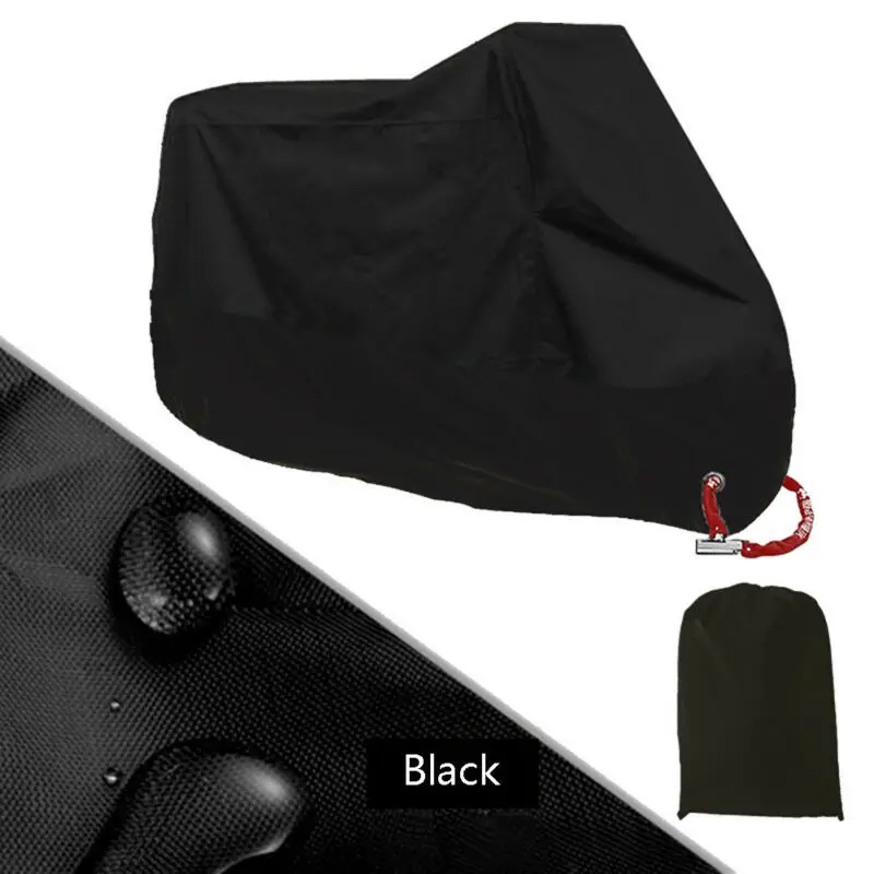 

Waterproof Motorcycle Rain Cover Motor Bike Scooter UV Protector Dust Resist