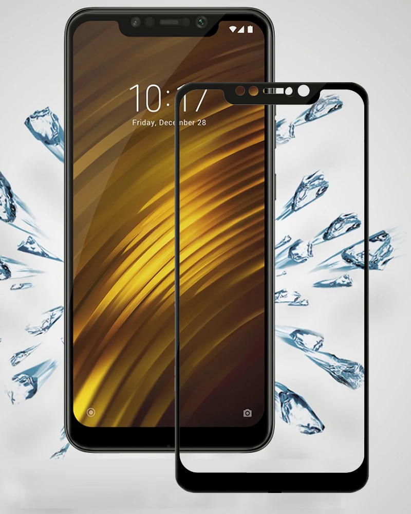 3-в-1 чехол+ Камера ззащитное стекло на Покофон Ф1 стекло Xiaomi Pocophone F1 Экран Защитная линза стекло Покофон Ф1 стекло xiaomi pocophone f1 Камера стекло 6,18"