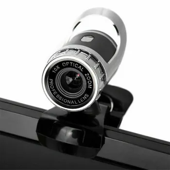 

360 Degree Rotate Webcam USB Sound-absorbing Auto Focus Laptop Camera Desktop Video Tool Computer Camera