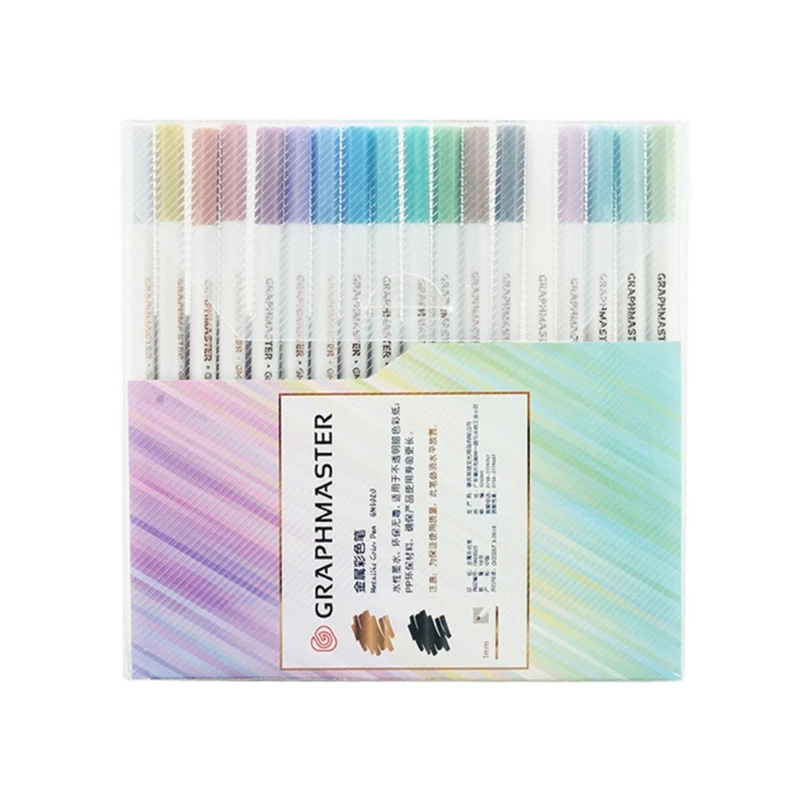 2022 New 18pcs Paint Pens Markers Journal Highlighter Tipped Permanent Marker Sets | Канцтовары для офиса и дома