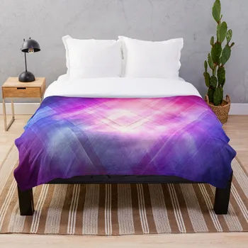 

Drop Shipping Printed Throw Blanket Sherpa Fleece Soft Blanket Flannel Rug Home Decoration For Bed Soft Modern Fashion Pink Purp