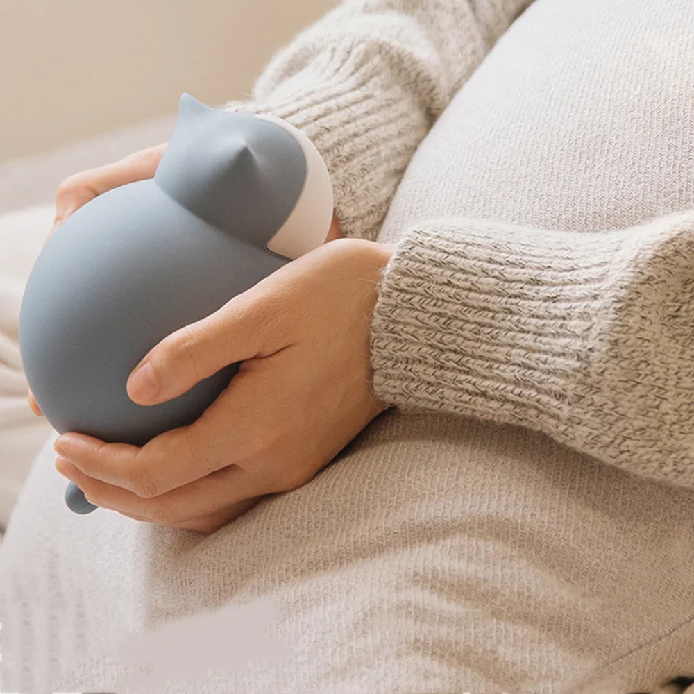 Cartoon Hot Water Bag Microwave Silicone Heating Hot Water Bottle Hand Warmer Winter Warm Mini Heater Water Bag For Women Men