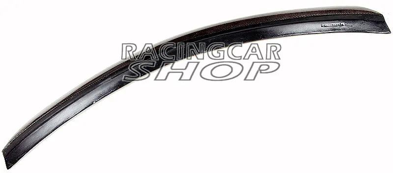 V STYLE REAL CARBON FIBER TRUNK LIP SPOILER Fit For MERCEDES BENZ W204 4DOOR SEDAN C63 C300 C350 C63 08-12