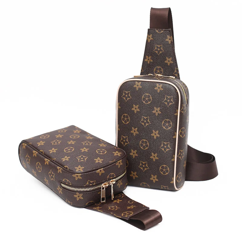 

Simple Fashion New Style Chest Pack for Both Men And Women Small Shoulder Bag Europe And America Fashion Versatile Printed Walle