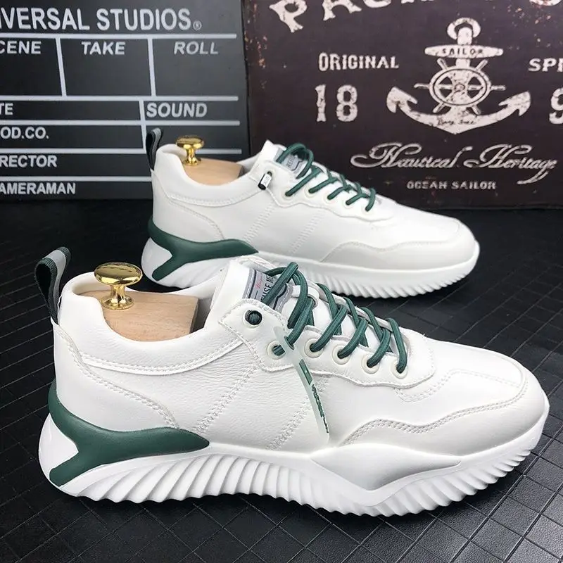 

Men's shoes, new trendy shoes, casual leather shoes, Korean style trendy all-match sports shoes