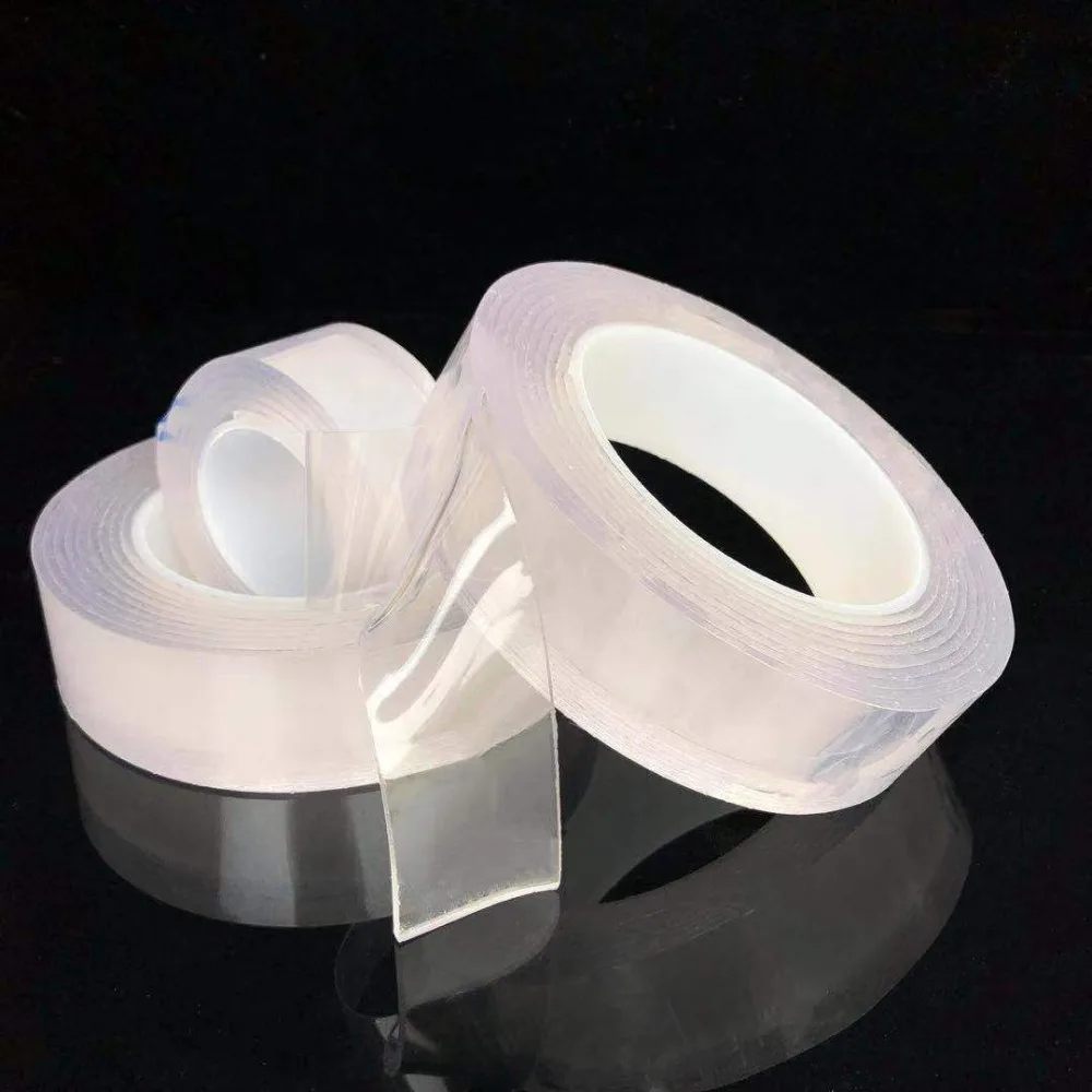 

Reusable Double-sided Tape Nano-free magic tape tape anti-slip fixed adhesive Can Washable reusable stickers Acrylic Tape